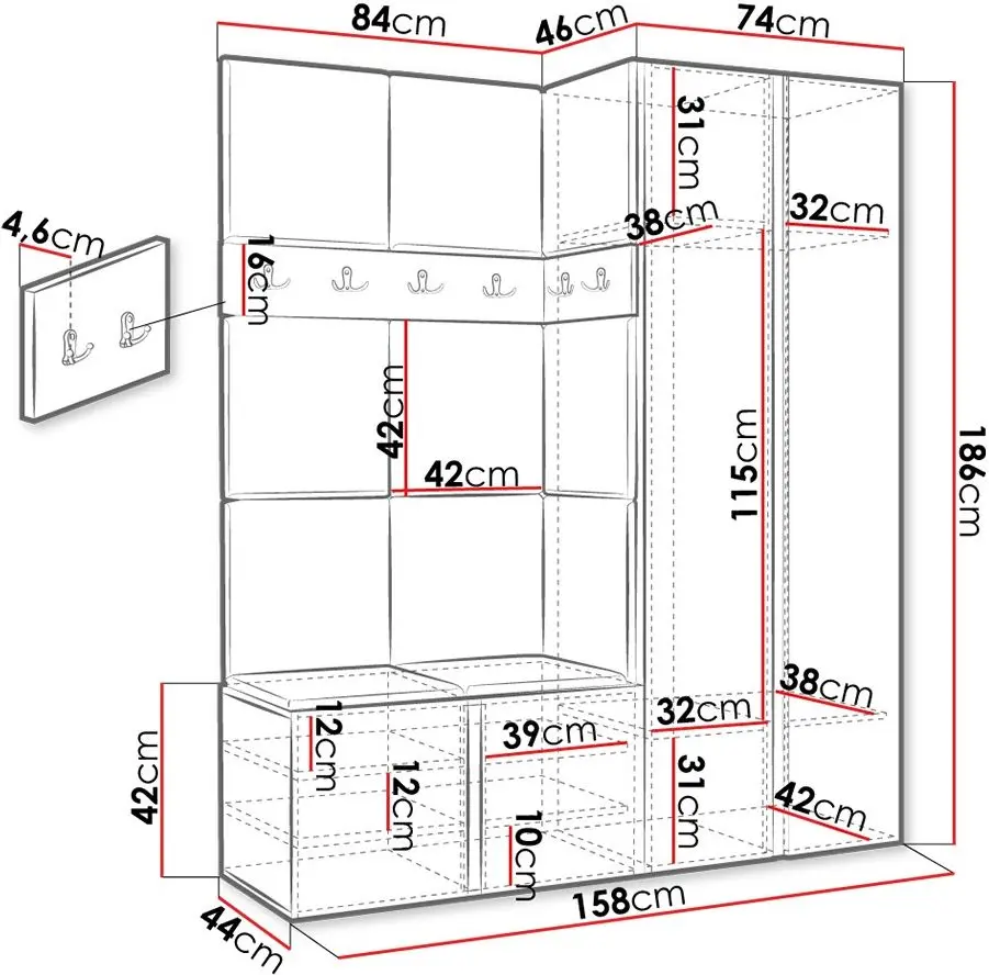 Antreu Mirjan24 Tavasz/Orion III Manila 18 (Artisan Oak/Black) - 6