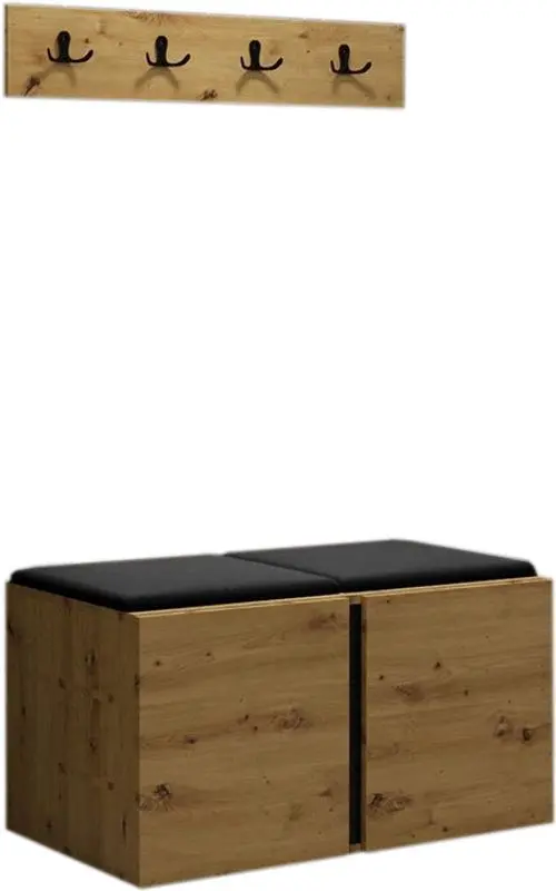 Прихожая Mirjan24 Tavasz/Orion VI Manila 18 (Artisan Oak/Black)