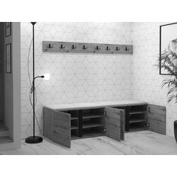 Прихожая Mirjan24 Tavasz/Orion VII Soft 011 (White/Black) Thumb