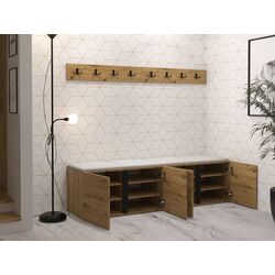 Прихожая Mirjan24 Tavasz VII/Orion (White/Green) Thumb