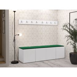 Прихожая Mirjan24 Tavasz VII/Orion (White/Green) Thumb