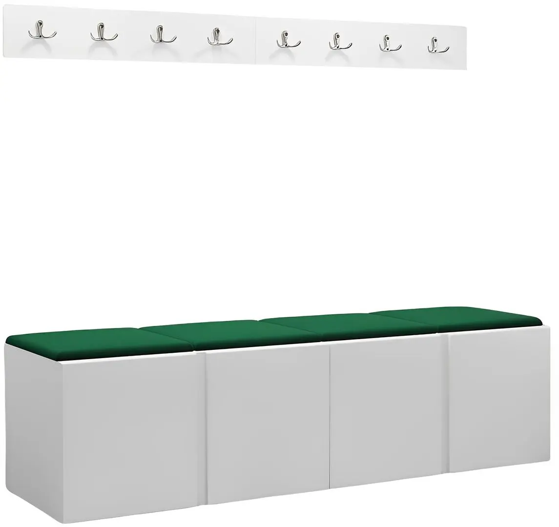 Прихожая Mirjan24 Tavasz VII/Orion (White/Green)