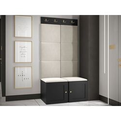 Прихожая Mirjan24 Terospito/Orion IV (Black/Beige) Thumb