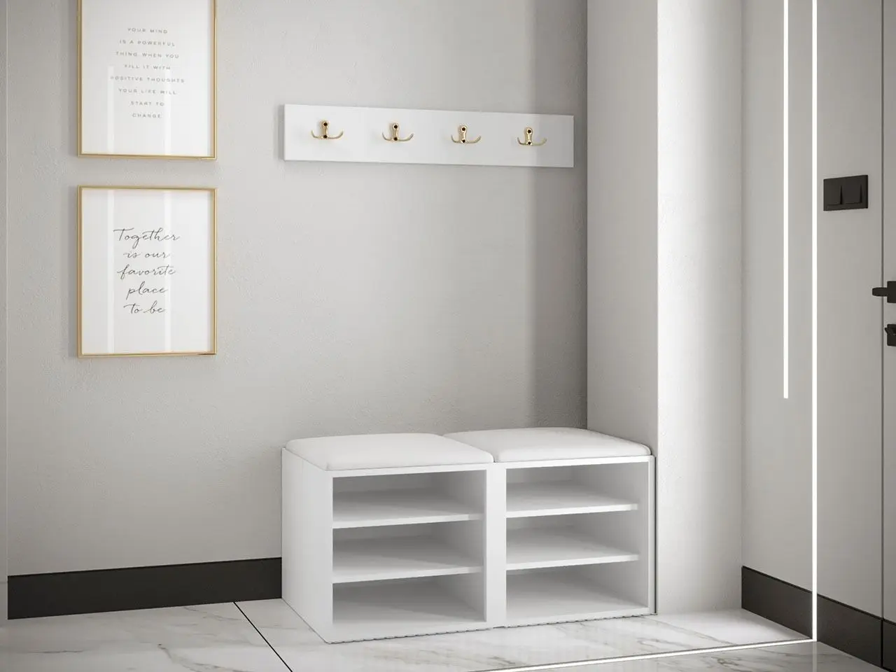 Прихожая Mirjan24 Terospito/Orion VI (Black/Gray) - 4