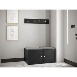 Прихожая Mirjan24 Terospito/Orion VI (Black/Gray) Thumb