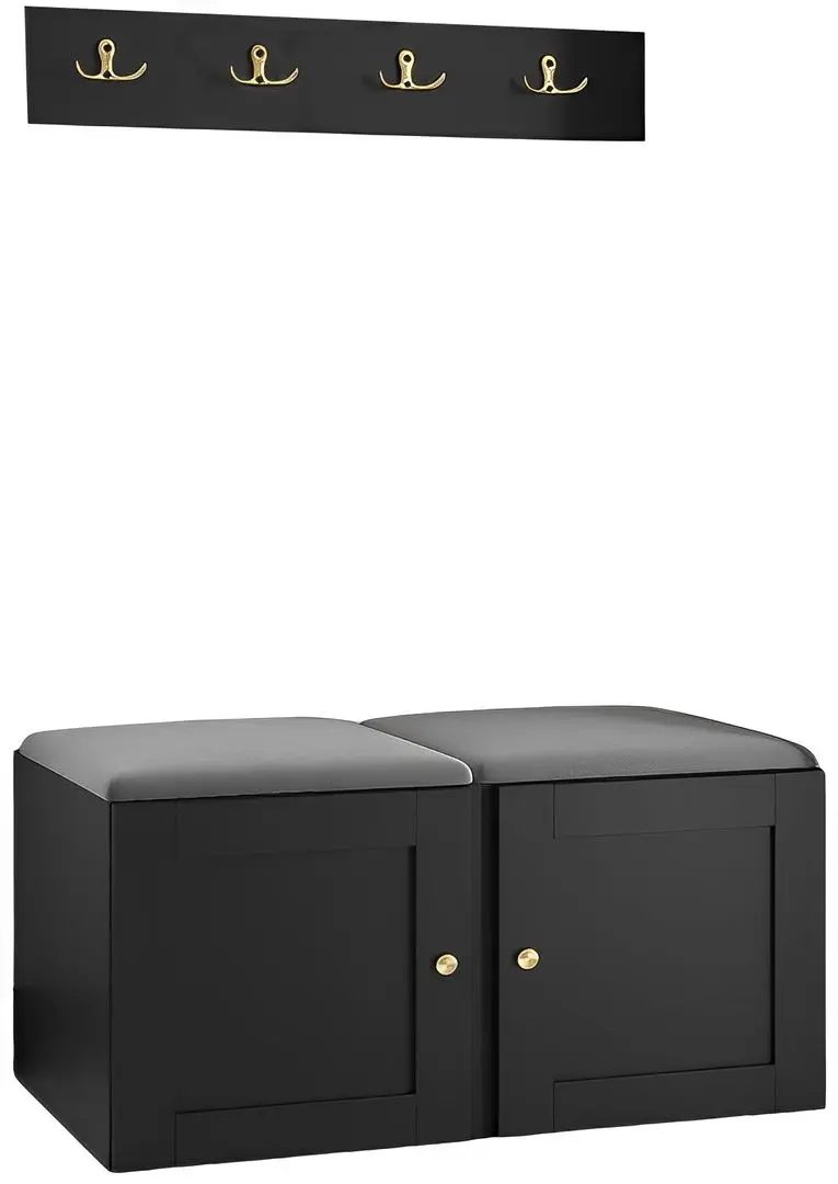 Прихожая Mirjan24 Terospito/Orion VI (Black/Gray)