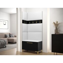 Antreu de colt Mirjan24 Frunofta/Zilion IV (Black/White) Thumb