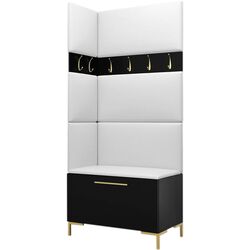 Antreu de colt Mirjan24 Frunofta/Zilion IV (Black/White)