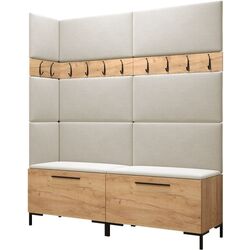 Antreu de colt Mirjan24 Frunofta/Zilion V (Craft Oak/Beige)