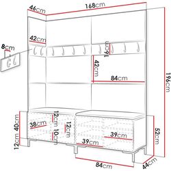 Antreu de colt Mirjan24 Frunofta/Zilion V (Craft Oak/Beige) Thumb