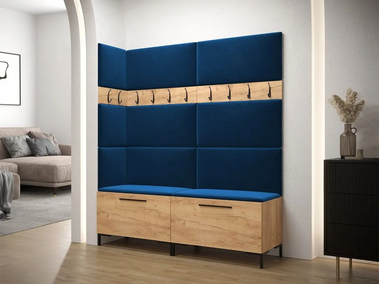 Antreu de colt Mirjan24 Frunofta/Zilion V (Craft Oak/Blue) - 2