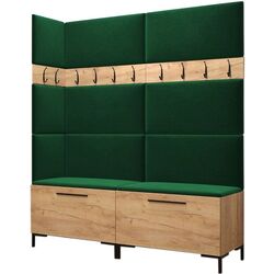 Antreu de colt Mirjan24 Frunofta/Zilion V (Craft Oak/Green)