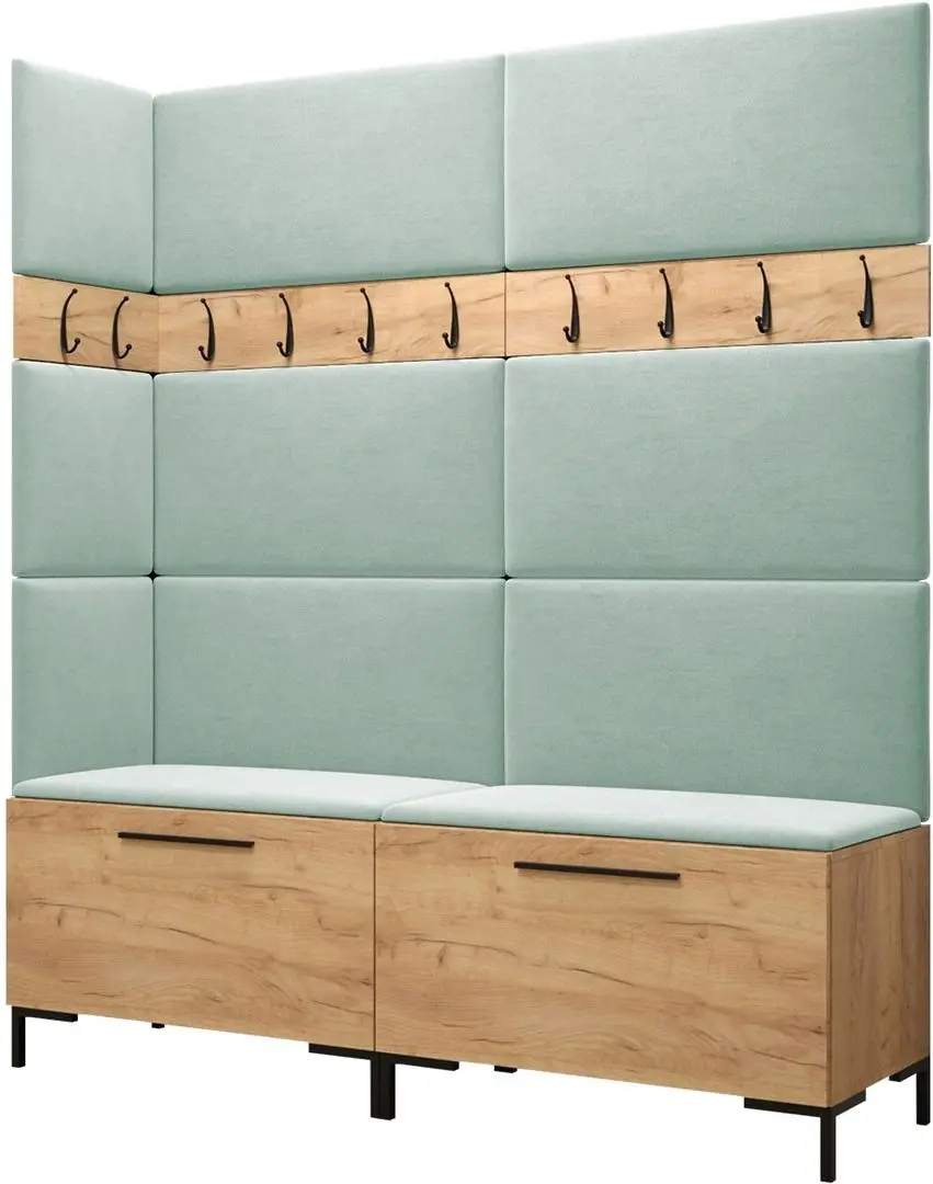 Antreu de colt Mirjan24 Frunofta/Zilion V (Craft Oak/Mint)