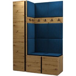 Antreu de colt Mirjan24 Tavasz IX/Orion (Artisan Oak/Blue)