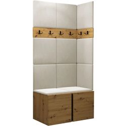 Antreu de colt Mirjan24 Tavasz/Orion I (Artisan Oak/Beige)