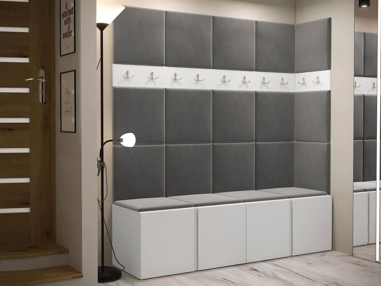 Antreu de colt Mirjan24 Tavasz/Orion II (White/Gray) - 8