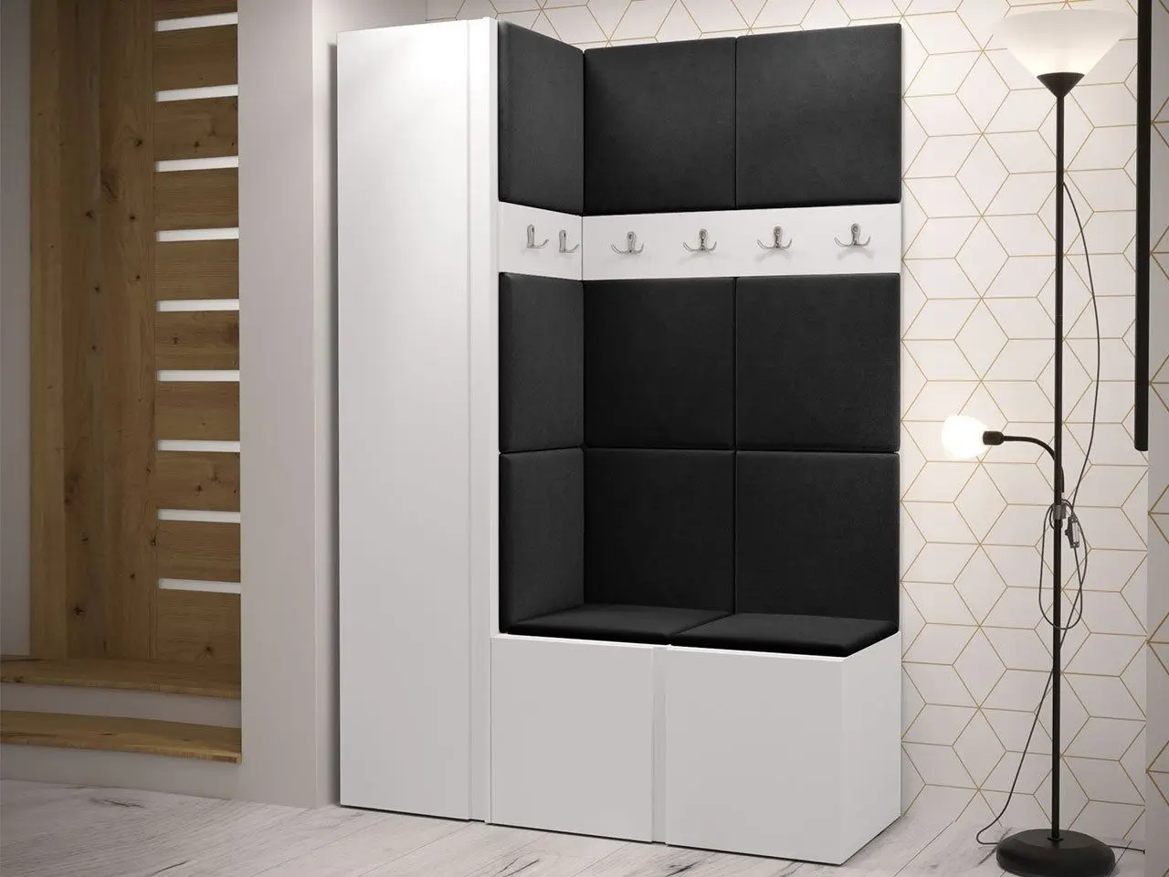 Antreu de colt Mirjan24 Tavasz/Orion IX Manila 18 (White/Black)