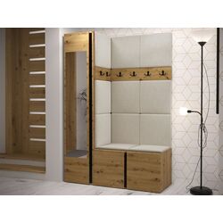 Antreu de colt Mirjan24 Tavasz/Orion X (Artisan Oak/Beige) Thumb