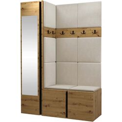 Antreu de colt Mirjan24 Tavasz/Orion X (Artisan Oak/Beige)