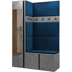 Antreu de colt Mirjan24 Tavasz/Orion X  (Concrete/Blue)