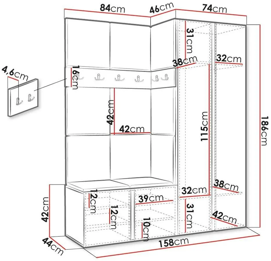 Antreu de colt Mirjan24 Tavasz XII/Orion (Concrete/Beige) - 2