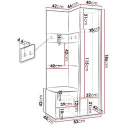 Antreu de colt Mirjan24 Tavasz XXIV/Orion (Concrete/Green) Thumb