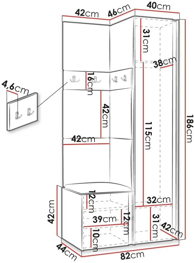 Antreu de colt Mirjan24 Tavasz XXIV/Orion (Concrete/Green) - 8
