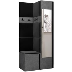 Antreu de colt Mirjan24 Tavasz XXV/Orion (Concrete/Black)