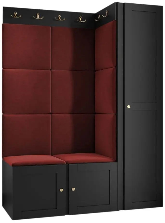 Antreu de colt Mirjan24 Terospito/Orion Ramiro IX Manila 23 (Black/Burgundy) - 4