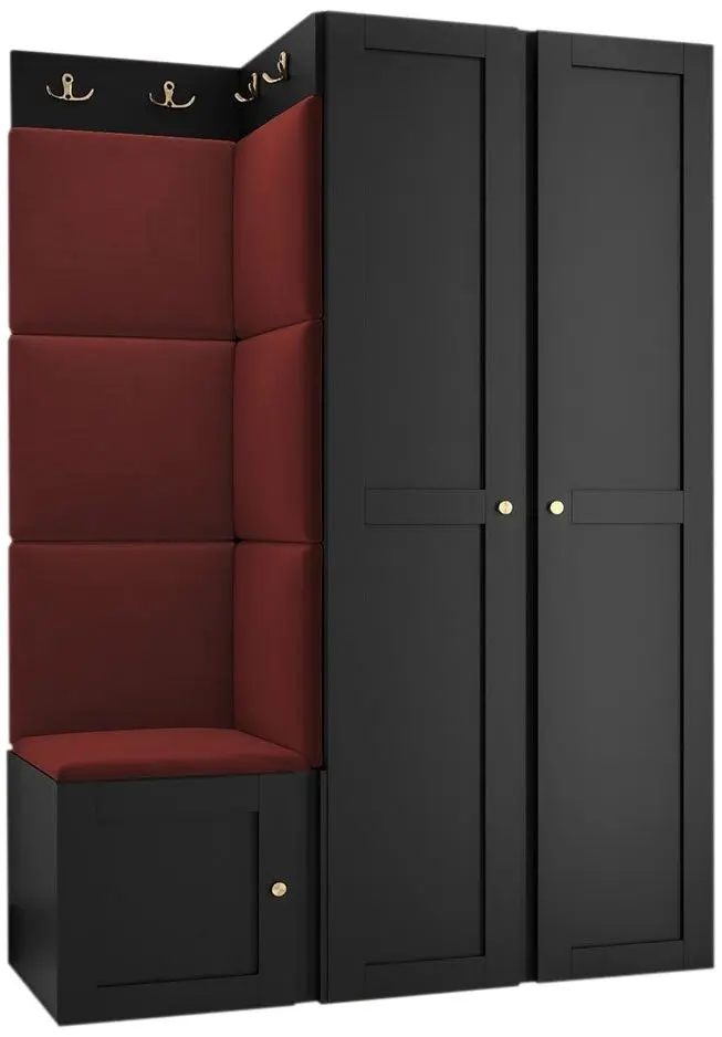 Antreu de colt Mirjan24 Terospito/Orion Ramiro XXIII Manila 23 (Black/Burgundy)