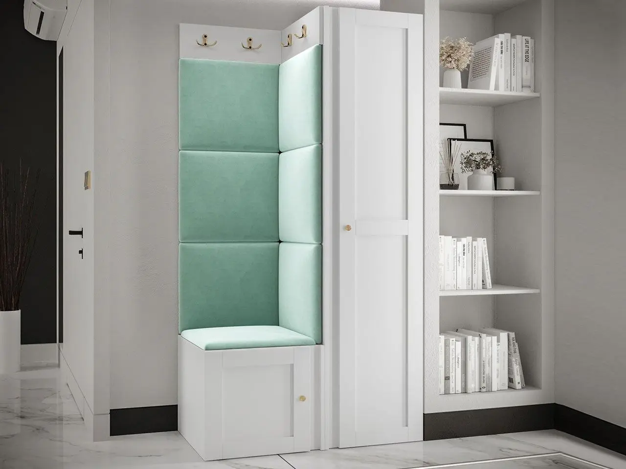 Antreu de colt Mirjan24 Terospito/Orion XXV (White/Mint) - 3