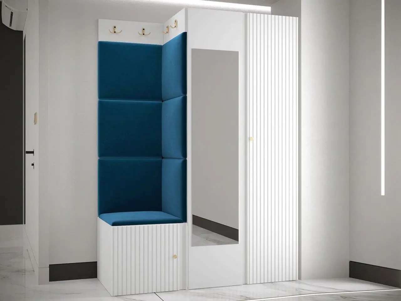 Antreu de colt Mirjan24 Towiro Slim/Orion XXIV (White/Blue) - 7