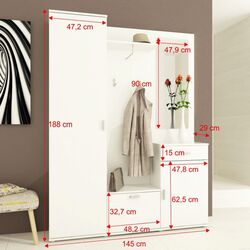 Прихожая Mobhaus Amalia (White) Thumb