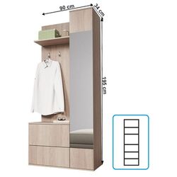 Antreu Mobhaus Gadis (Sonoma Oak) Thumb