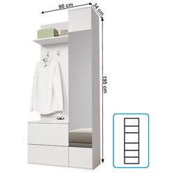 Прихожая Mobhaus Gadis (White) Thumb