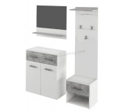 Antreu Mobhaus Sima (White/Concrete)