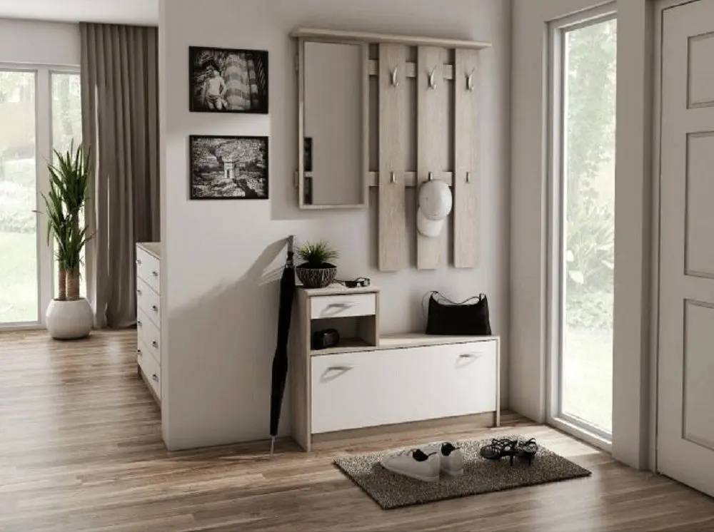 Прихожая Mobhaus Vira-Mecki (Sonoma Oak/White)