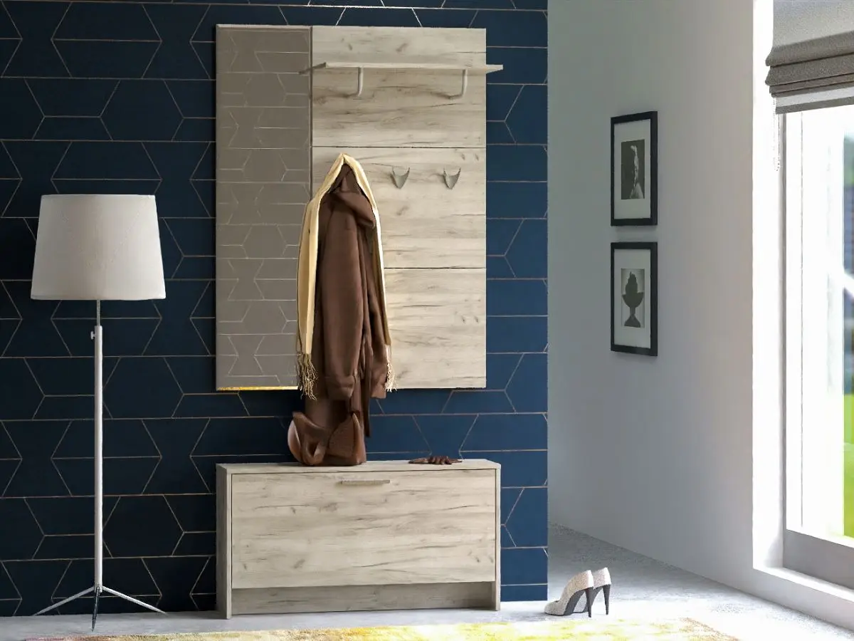 Прихожая Mobi Лайт 08.42 (Дуб Крафт Серый) - 5