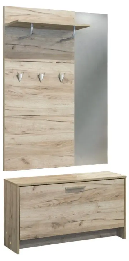 Прихожая Mobi Лайт 08.42 (Дуб Крафт Серый)