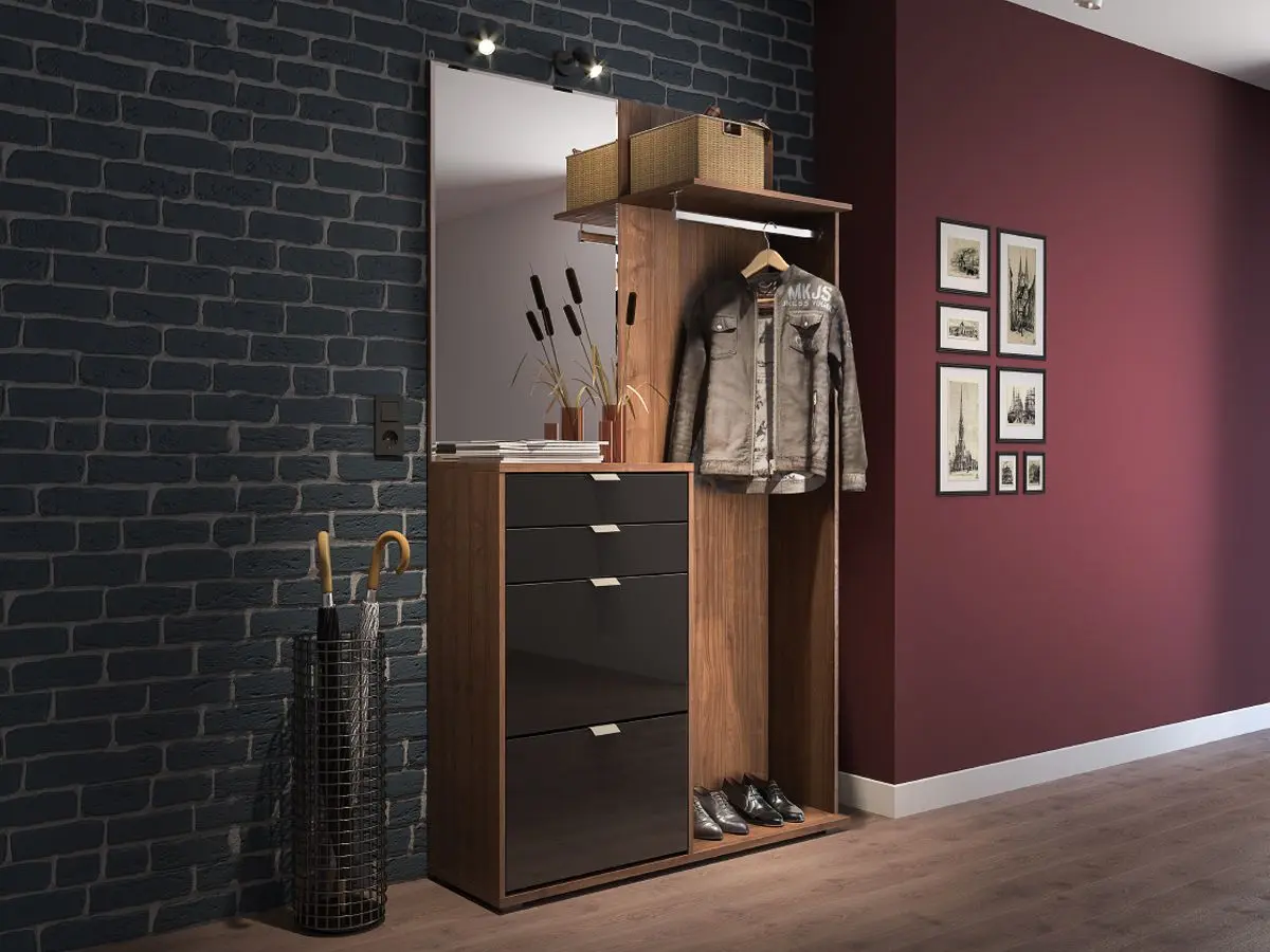 Antreu Mobi Next 10.21 (Fireside Select Walnut/Black Gloss) - 4