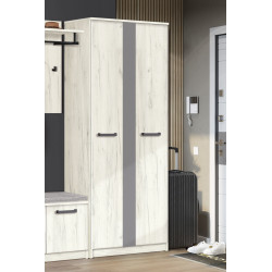 Прихожая Modern Karolina 3 (Craft Oak White/Slate Gray) Thumb