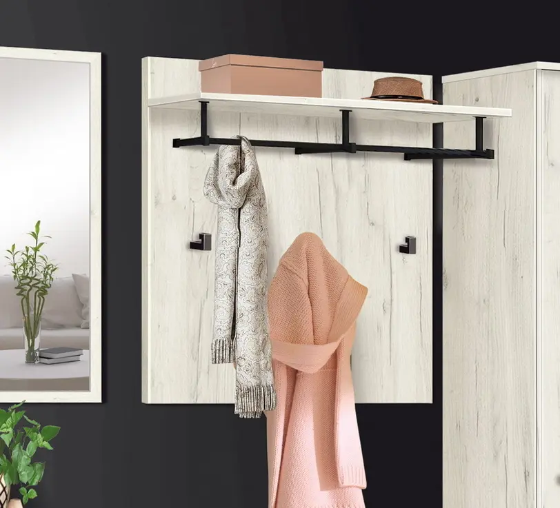 Прихожая Modern Karolina 3 (Craft Oak White/Slate Gray)