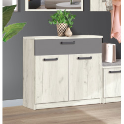 Прихожая Modern Karolina 4 (Craft Oak White/Slate Gray) Thumb