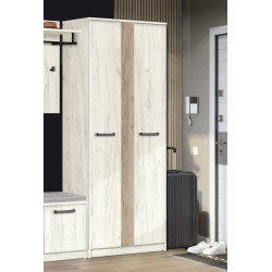 Прихожая Modern Karolina 5 (Craft Oak White/Craft Oak Gray) Thumb