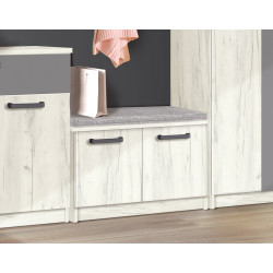 Прихожая Modern Karolina 6 (Craft Oak White/Slate Gray) Thumb