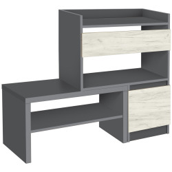 Прихожая Modern Komfi 1 (Slate Gray/Craft Oak White) Thumb