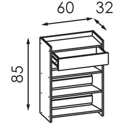 Antreu Modern Komfi 2 (Craft Oak White) Thumb
