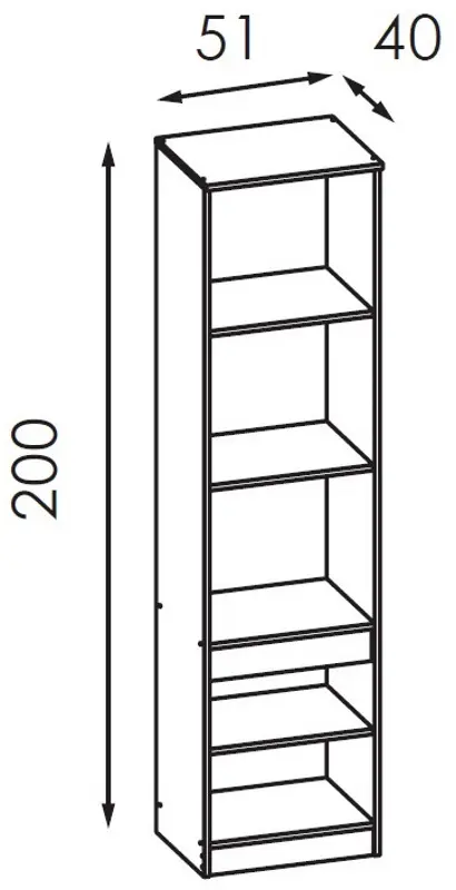 Antreu Modern Komfi 3 (Craft Oak White)