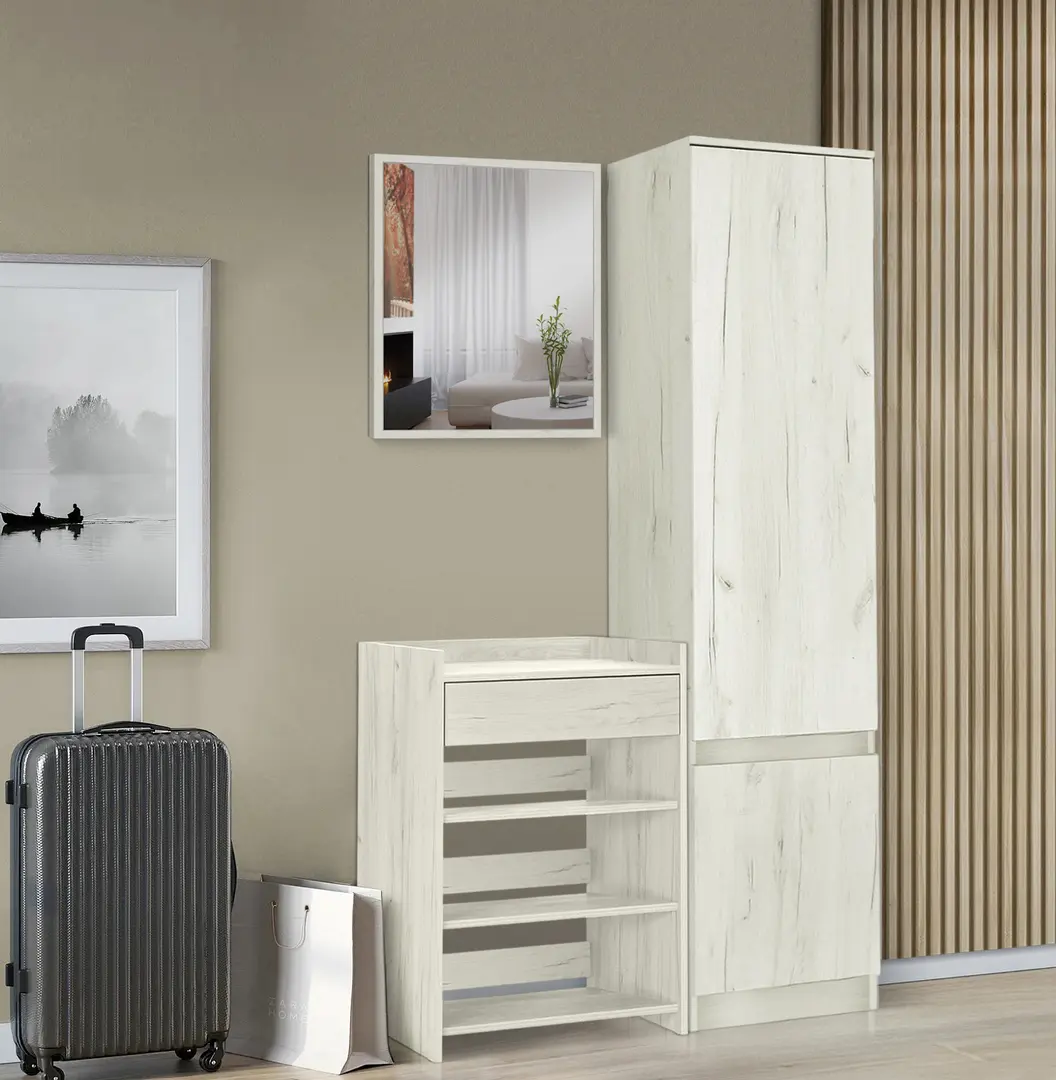 Antreu Modern Komfi 3 (Craft Oak White)