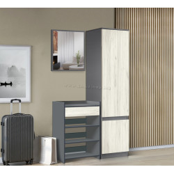 Antreu Modern Komfi 3 (Slate Gray/Craft Oak White)